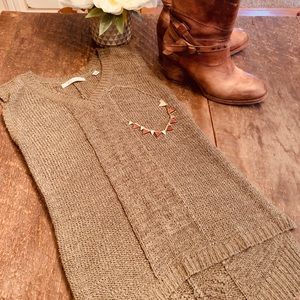 Cyrns Olive Green Sleeveless Sweater